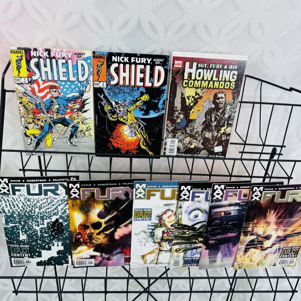 Fury Max 1-6 Nick Fury‎ Special Edition 1-2 & Howling Commandos One Shot Lot Key